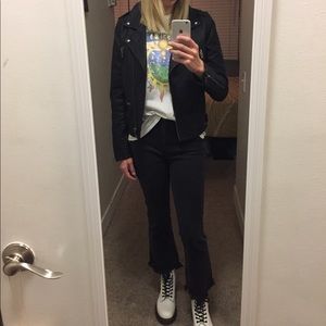 Vegan Leather Moto Jacket